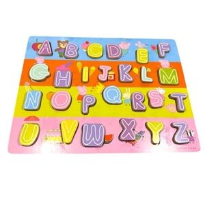 Peppa Pig Alphabet Wooden Puzzle